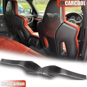 Real Carbon Fiber Interior Seat Back Trim Covers For BMW F80 M3 F82 F83 M4 14-19 - Picture 1 of 11