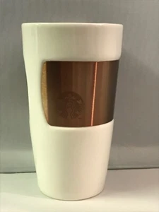 Starbucks Copper Band Mug White 10 fl oz (11019717) - Picture 1 of 4