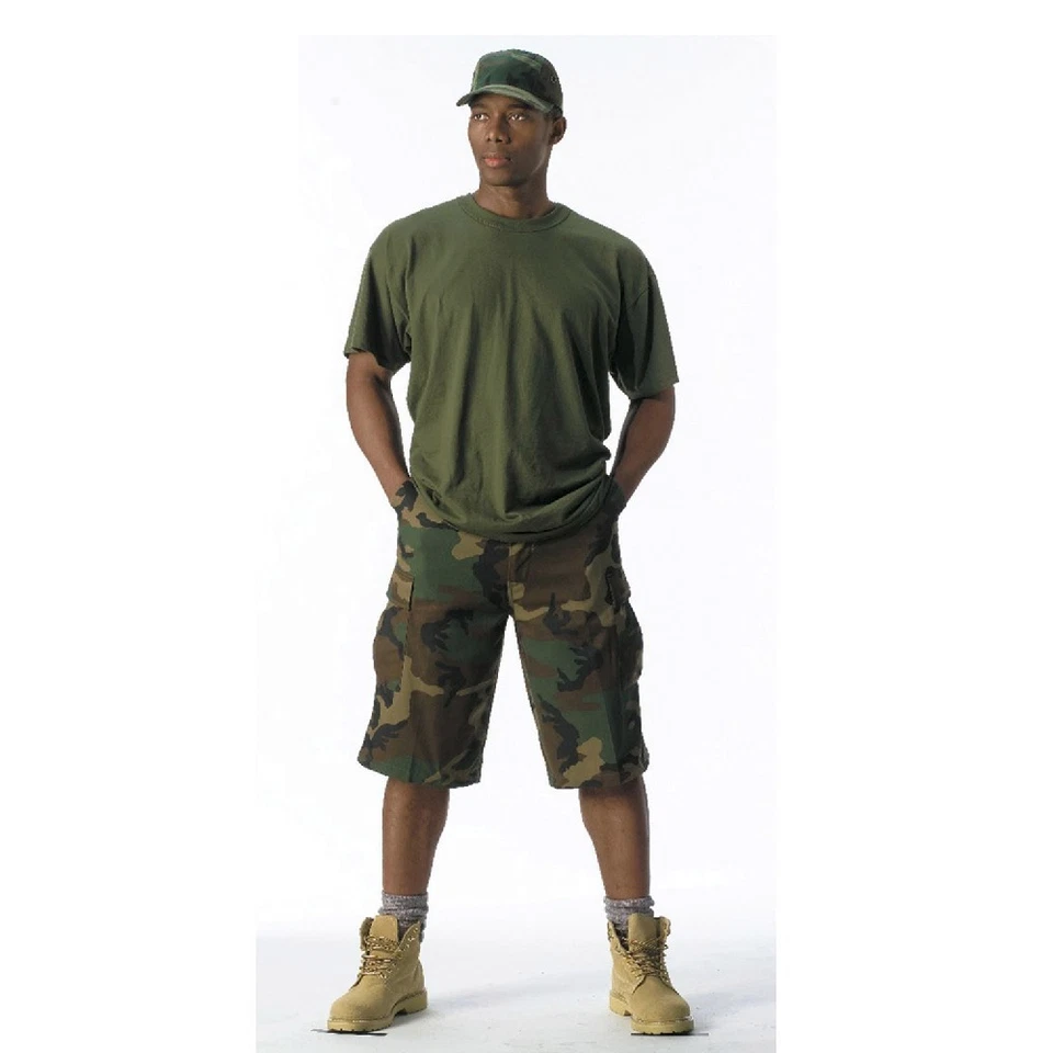 Rothco 7765 Woodland Camo BDU Shorts - Image 1 of 1