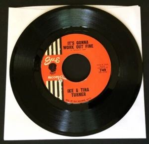 Ike & Tina Turner, Sue Records, 1961, "It's Gonna Work Out Fine" VG/VG+ - Imagen 1 de 2