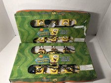 SpongeBob SquarePants Holiday Light String. Indoor or outdoor use 2 Boxes!!