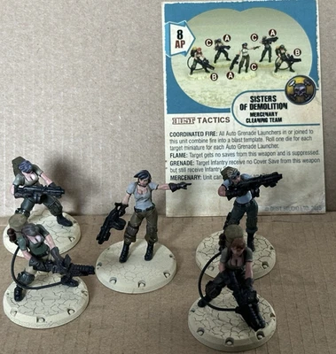 Dust Tactics 1947 Studio, Premium Mercenary Sisters of Demo, Cleaning Team Squad - Image 1 of 4