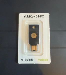 Yubikey 5 NFC - Two Factor Authentication USB & NFC Security Key - Photo 1/1