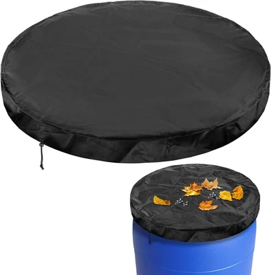 Cubierta de tapa de tambor de 55 galones - Cubierta de barril de almacenamiento de agua con cordón impermeable Foto 1 de 4