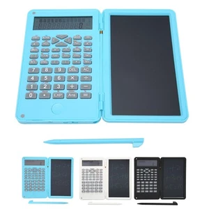 Calculator With Notepad Portable 10 Digits LCD Display Scientific Calculator FY - Afbeelding 1 van 33