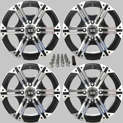 YAMAHA VIKING 700 14" VIPER M/B ATV / UTV ALUMINUM WHEELS (SET 4)  IRS11K - Image 1 of 4