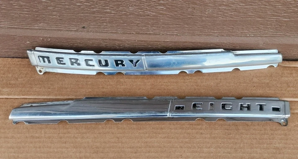 Mercury 1947-1948 ocho molduras emblema maletero OEM Foto 1 de 4
