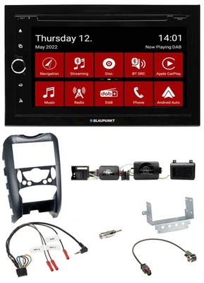 Blaupunkt 2DIN Lenkrad Bluetooth USB TMC DAB Navigation für Mini Cooper 06-14 Pa - Bild 1 von 4