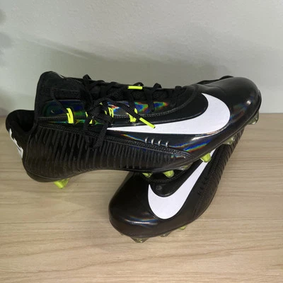 Nike Vapor Carbon Elite 2014 TD Black White Fly Wire Football Cleats Men’s 16 - Image 1 of 4