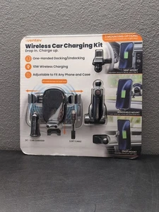 Ventev Wireless Car Charging Kit with 3 Mounting Options - Picture 1 of 5