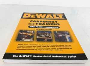 DEWALT Carpentry and Framing Complete Handbook Brackett, Gary - Picture 1 of 5