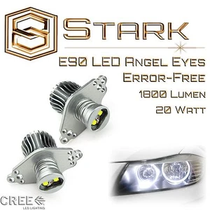 BMW Angel Eyes 20W CREE Halo Ring LED Light E90 2006-2008 - Factory Halogen Cars - Picture 1 of 2
