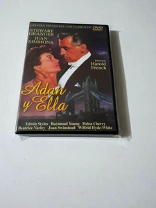 DVD "ADAN Y ELLA" COMO NUEVO HAROLD FRENCH STEWART GRANGER JEAN SIMMONS - Imagen 1 de 2