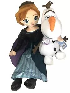 Disney Frozen Friends ~ Plüsch 27 Zoll Anna & 11 Zoll Olaf Laugh Shake & Shimmy Neu mit Etikett - LESEN - Bild 1 von 12