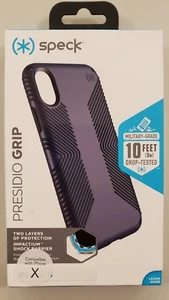 Speck Presidio Grip Case (iPhone X / XS) grau / schwarz - brandneu - Bild 1 von 3