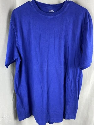 Camiseta básica manga corta Falls Creek para hombre talla L azul cuello redondo Foto 1 de 4