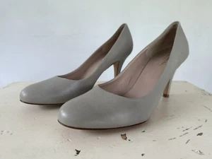 Massimo Baldi Light Gray Pump Heels Made in Italy Women's Size 41 / 10 - Picture 1 of 13