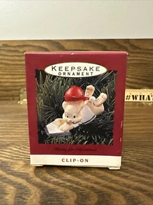 Hallmark ~ Home for Christmas ~ Clip-On Handcrafted Keepsake Ornament 1993 NIB - Picture 1 of 10