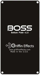 BOSS Compact Pedal Back Bottom Plate mounting to pedalboard Not Plastic! Metal! - Picture 1 of 6