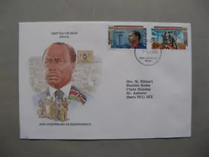 KENYA, cover FDC 1983, 20th ann. independence, Daniel arap Moi tree planting - Picture 1 of 1