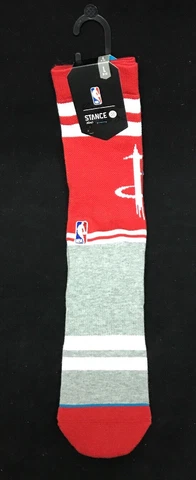Stance Houston Rockets City Gym Socks Size Large(9-12) Cover