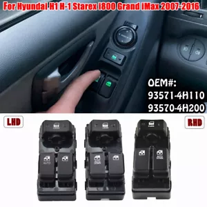 Driver Side Power Window Switch For Hyundai H1 Starex i800 Grand iMax 2007-2016 - Bild 1 von 27