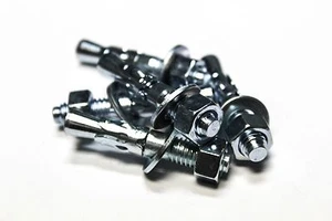 (50) Anclajes de cuña de 3/8"x2-1/4" - Zinc - Imagen 1 de 1