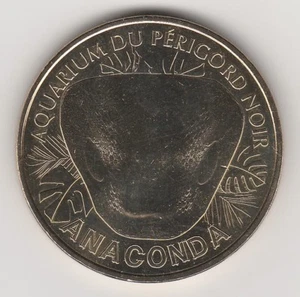 A 2011 TOKEN MEDAILLE MONNAIE DE PARIS -- 24 260 N°9 AQUARIUM PERIGORD ANACONDA - Picture 1 of 2
