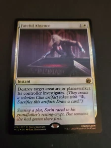 Fateful Absence FOIL Innistrad: Midnight Hunt NM White Rare MTG - Bild 1 von 2