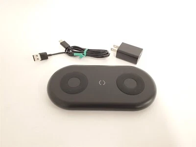 Yootech MF400 Dual Wireless Charging Pad Black - Image 1 of 2