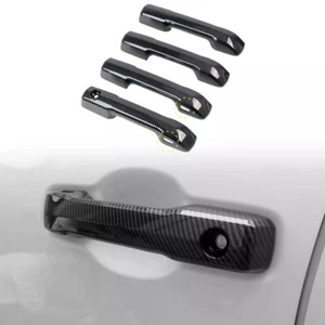 Carbon Exterior Door Handle Cover Accessories Trim For Toyota for Tacoma 2024+ - Picture 1 of 9