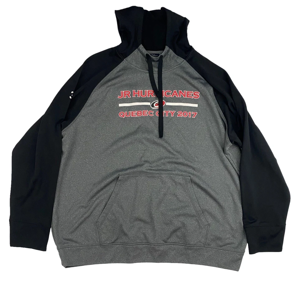 Charles River Apparel Jr. Hurricanes Quebec City 2017 Hooded Sweatshirt 2XL XXL - Image 1 of 4