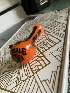5 In. CUSTOM Bengals Cincinnati Glass Tobacco Smoking Bowl, Pipe, Piece NEW - Picture 1 of 8