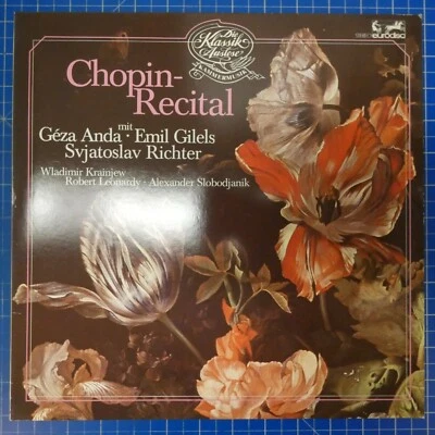 Chopin Recital Géza Anda Emil Gilels Svjatoslav Richter eurodisc 389023 LP706 - Bild 1 von 2