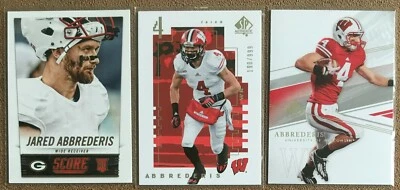 Jared Abbrederis 2014 Rookie Lot w/ SP Authentic Future Watch #ed Score Packers - Image 1 of 2