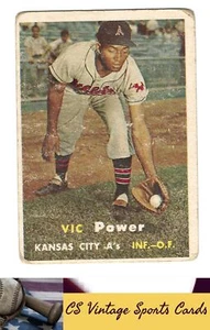 1957 Topps #167 Vic Power - Bild 1 von 2
