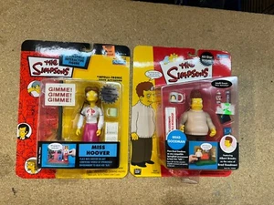 The Simpsons World of Springfield Miss Hoover & Brad Goodman NEW - Picture 1 of 6