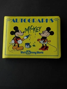 Vintage Walt Disney World Official Autograph Book 1982 Mickey Mouse Cinderella - Picture 1 of 11