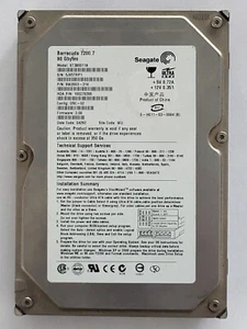 ST380011A, SN: 5JV, WU, PN: 9W2003-314, FW: 3.06, 04292, Seagate 80Gb 3.5" HDD - Imagen 1 de 2