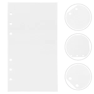  50 Blatt Blanko Trennpapier für 6-Ring Ordner doppelseitig A6 Aufkleber Einlage - Bild 1 von 9