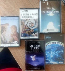 5 x MOODY BLUES Albums: THIS IS, EVERY GOOD BOY, QUESTION OF, VERY BEST, OUT OF - Picture 1 of 3