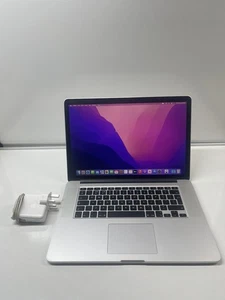 Apple MacBook Pro 15", Intel Core i7-4770HQ, 2015, 256GB SSD, 16GB RAM, A1398 - Picture 1 of 13