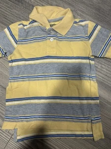Size 5 - Greendog Boys Polo Short Sleeve Collared T Shirt Striped - Picture 1 of 5