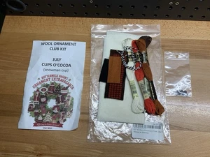 Kit de apliques de lana: Rachel Pellman 6 fieltros Navidad adorno kit #K0513 - Imagen 1 de 5