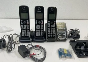 Panasonic KX-TG833SK Link2Cell Schnurloses Telefon mit digitalem Anrufbeantworter - Bild 1 von 2