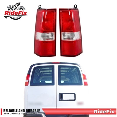 Juego de luces traseras halógenas diestro y derecho para Chevy Express/GMC Savana 2003-2023 Foto 1 de 4