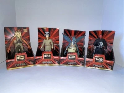 Figuras coleccionables Star Wars Episodio 1 - Lote de 4 aplausos - 1998 - De colección Foto 1 de 4