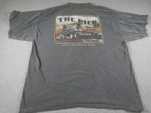 The Pier Old Orchard Beach Shirt Mens XL Gray Faded Graphic Tee Maine Souvenir - Picture 1 of 10