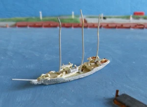 CM Metall Modell PO 10 - 1:1250 3 Mast Segelschiff Schulschiff Christian Radich - Bild 1 von 4