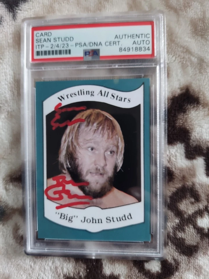 1983 "Big" John Studd Authentication - Image 1 of 2